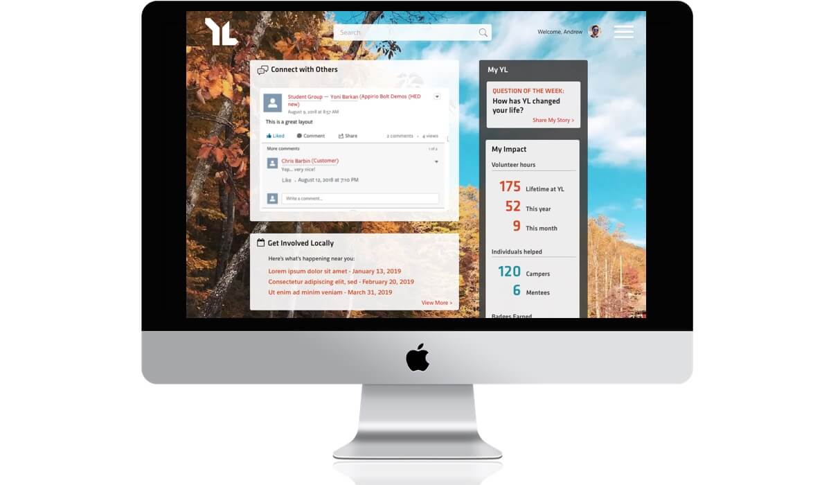 Young Life Community screen 1